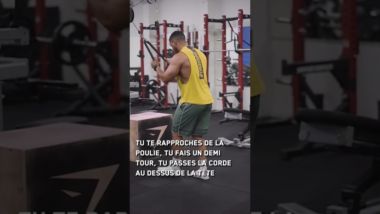 Comment augmenter l&rsquo;hypertrophie de tes TRICEPS #shorts