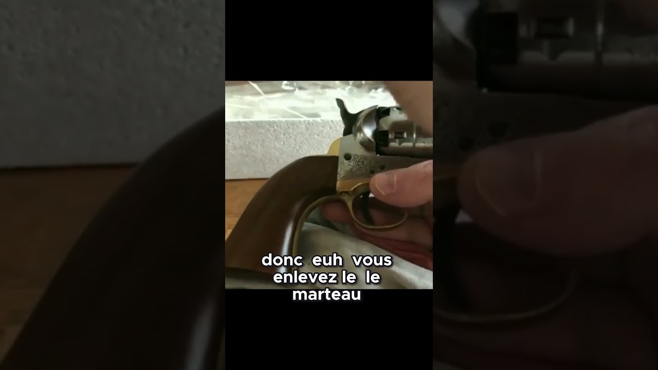 Changer le barillet du Colt 1851
