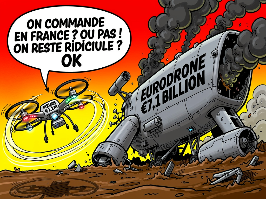 Pourquoi Airbus veut fabriquer des mini Rafale drones  ?  7 milliards pour rien !