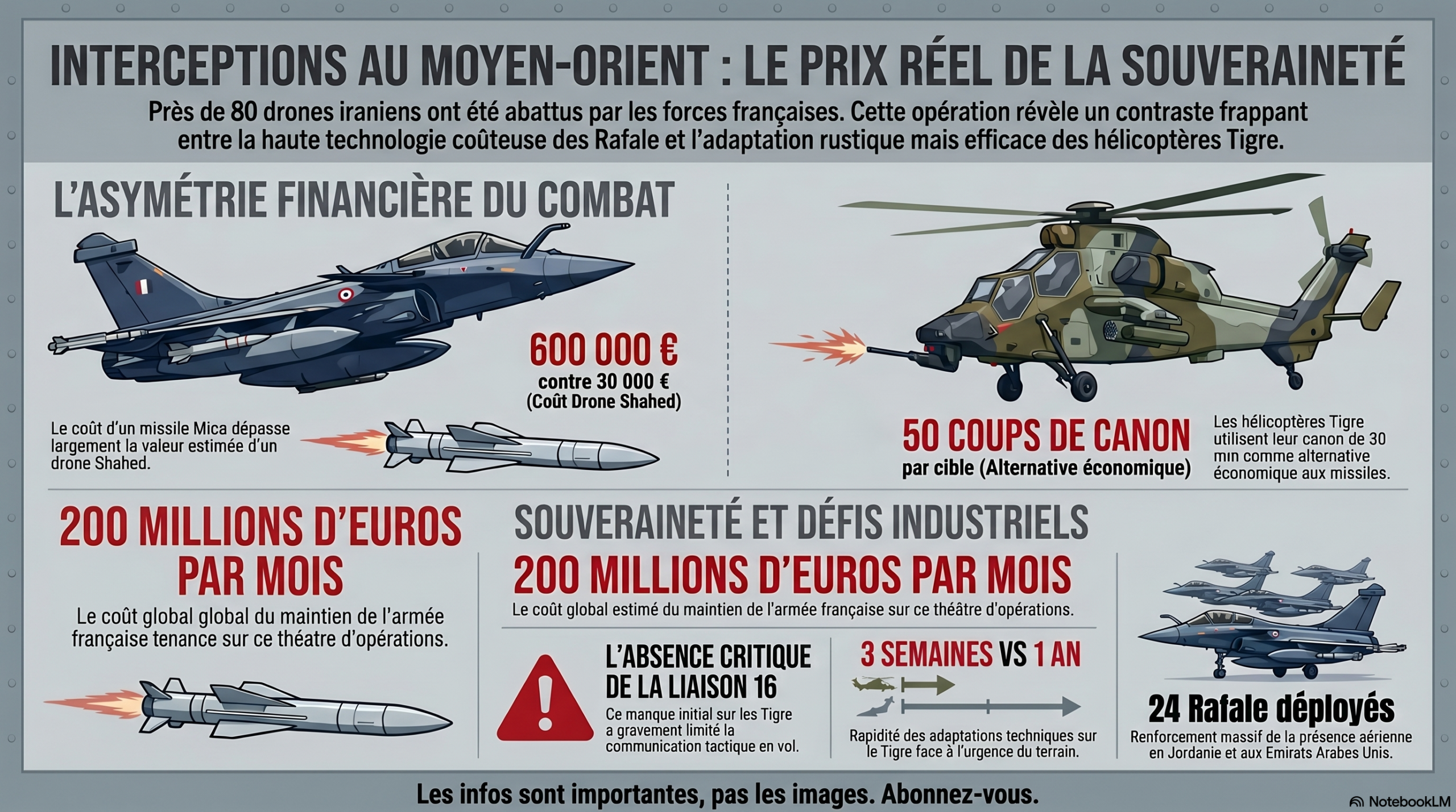 600 000 € contre 30 000 € : Les dessous de l’opération française contre les drones iraniens