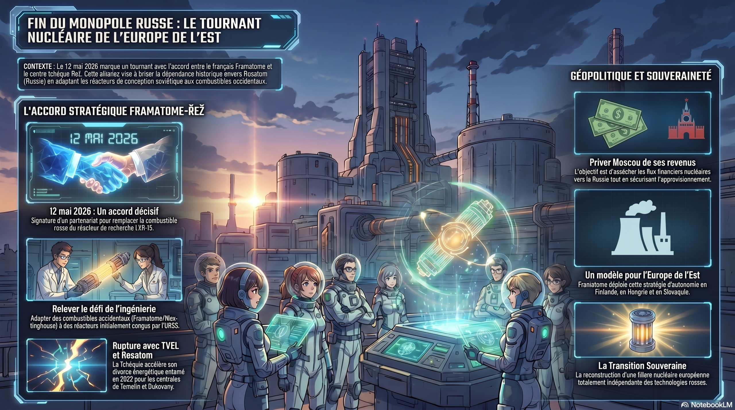 Le Grand Divorce Nucléaire : Comment l’Europe brise enfin le monopole de Rosatom