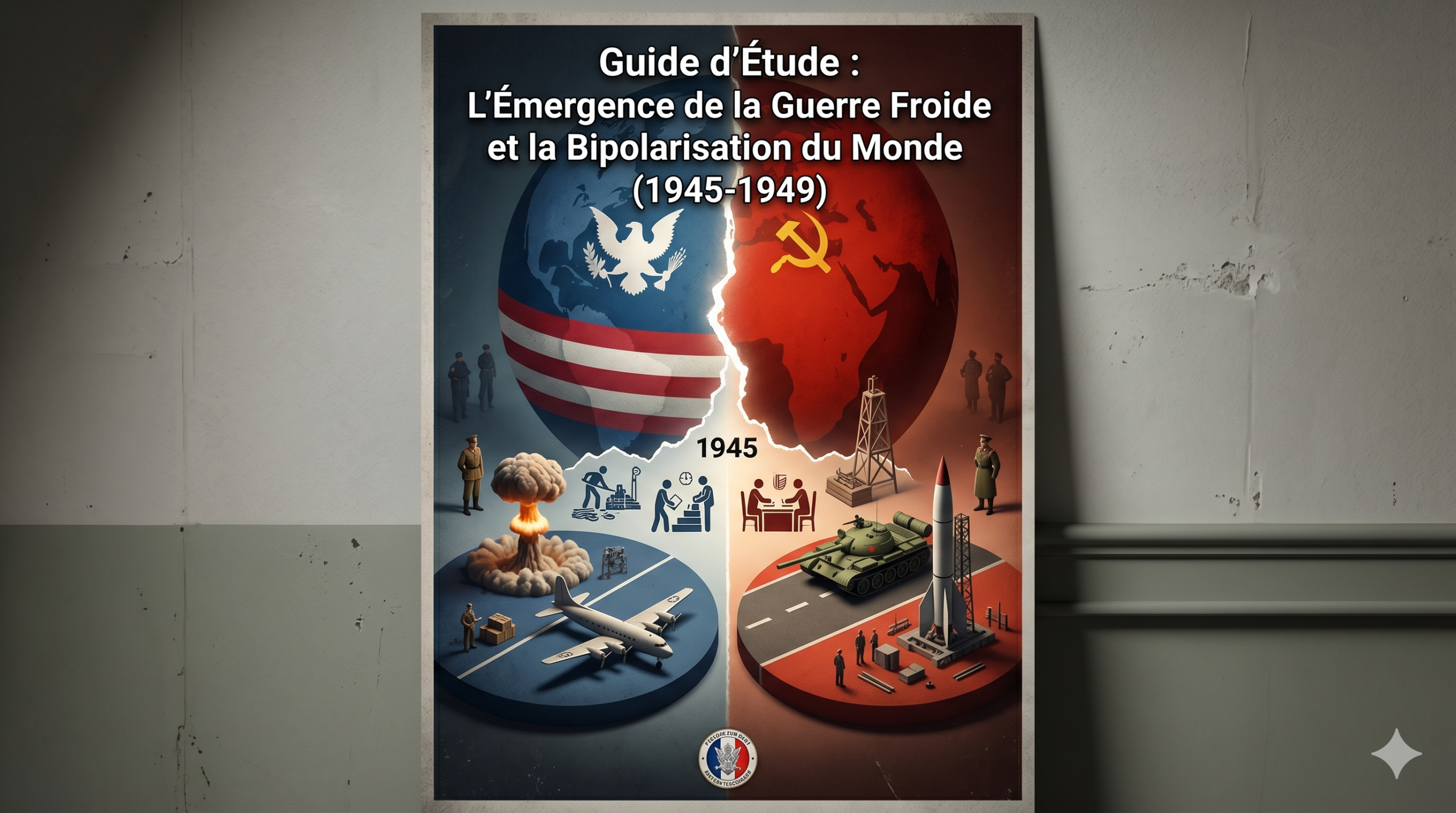 Guide d&rsquo;Étude : L&rsquo;Émergence de la Guerre Froide et la Bipolarisation du Monde (1945-1949)