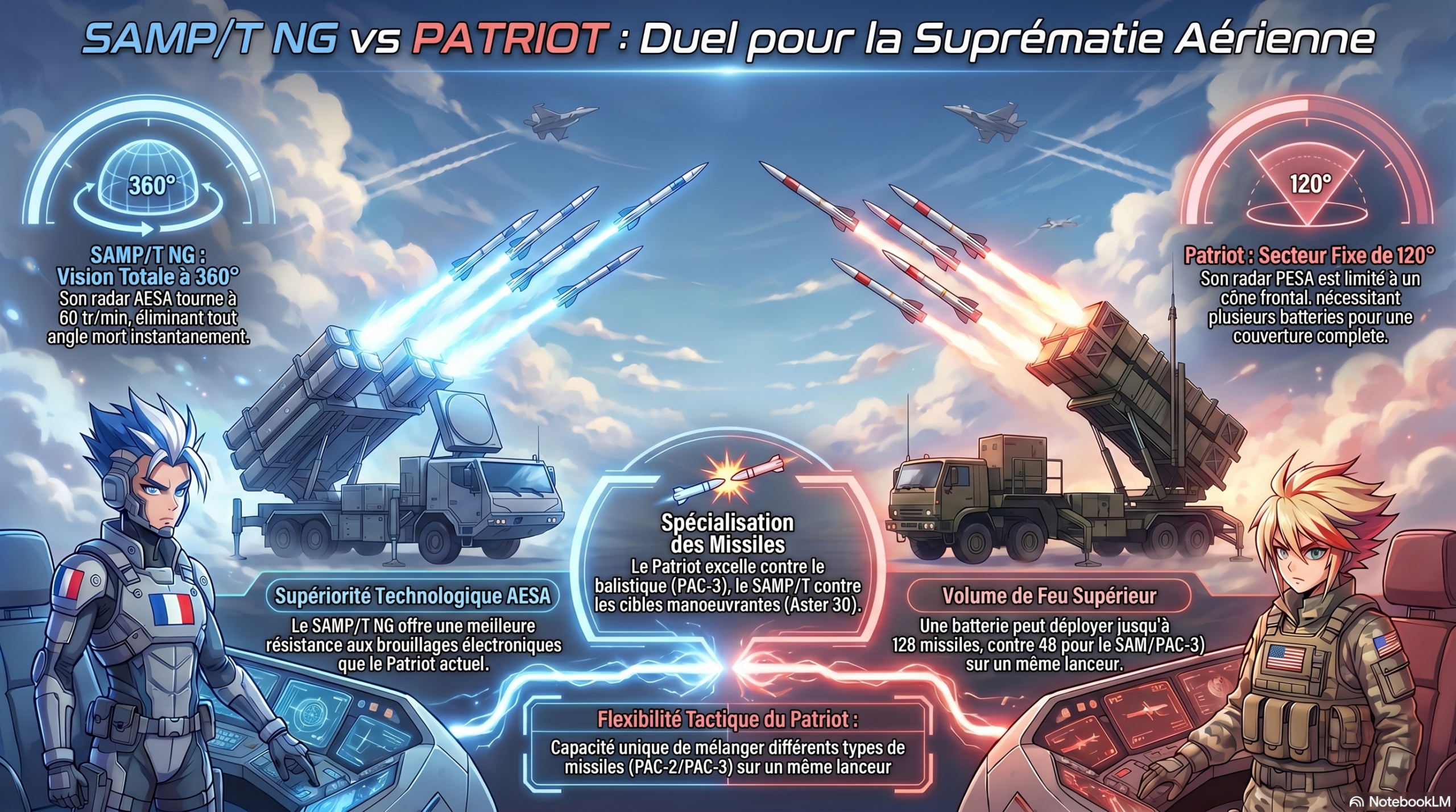 Patriot vs SAMP/T NG : Analyse comparative des capacités de défense multicouches