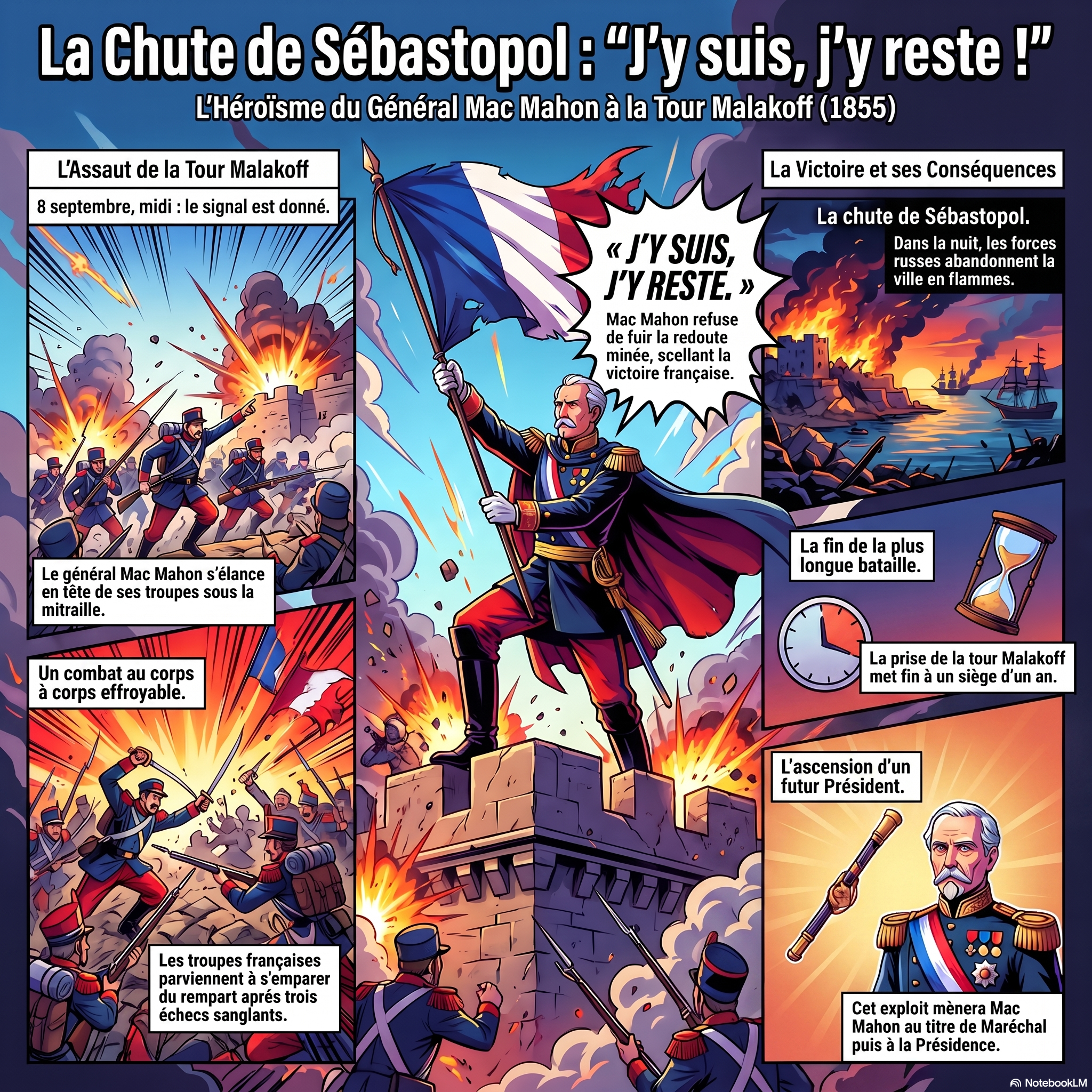 « J’y suis, j’y reste » : Comment trois mots ont mis fin à un siège sanglant
