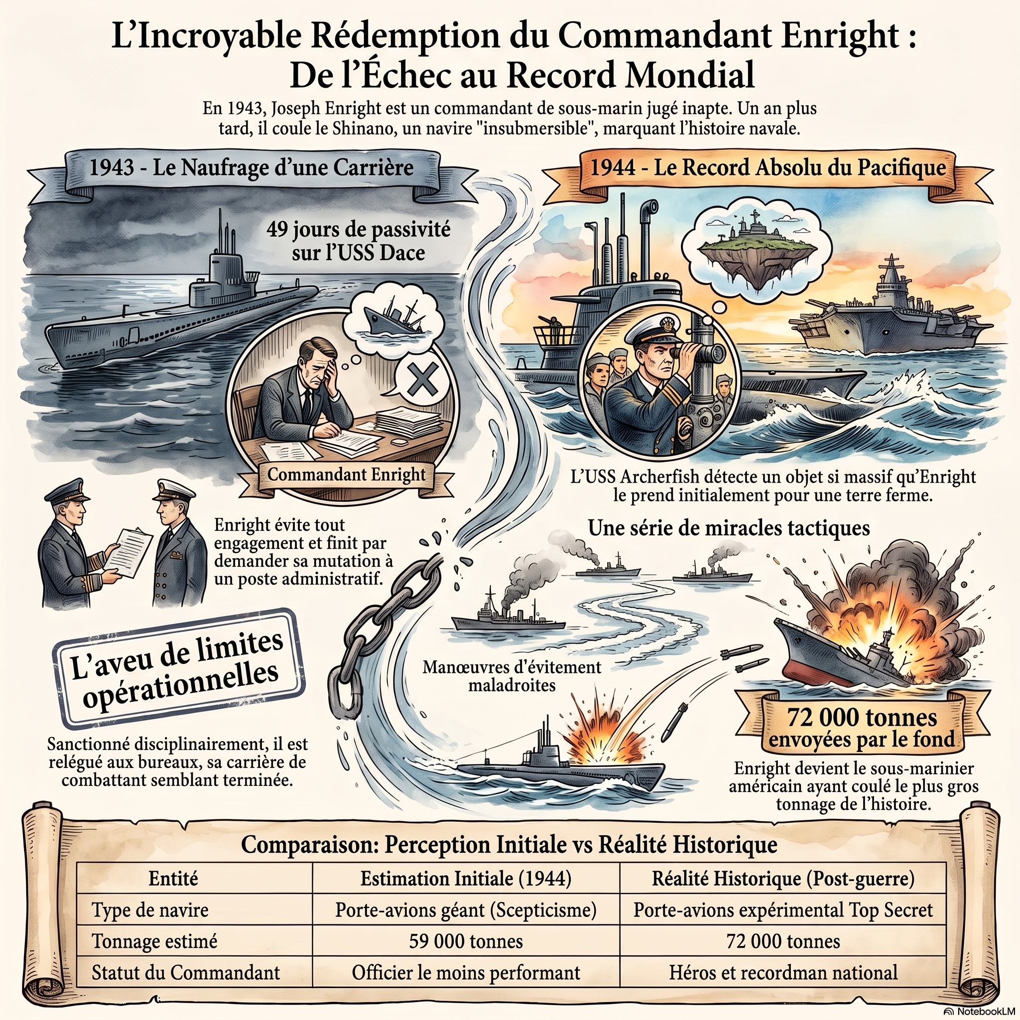Du Bureau au Livre des Records : L&rsquo;incroyable Destin du Commandant qui a Coulé une « Île »