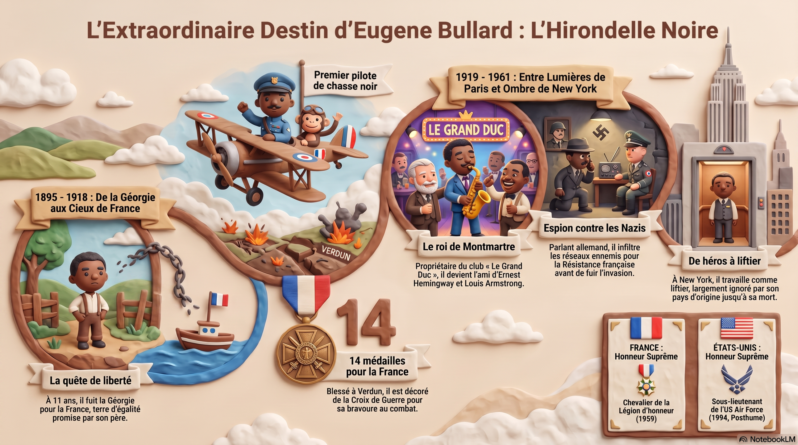 L’Hirondelle Noire de la Mort : L’Incroyable Destin d’Eugène Bullard, le Héros que l’Amérique a Oublié
