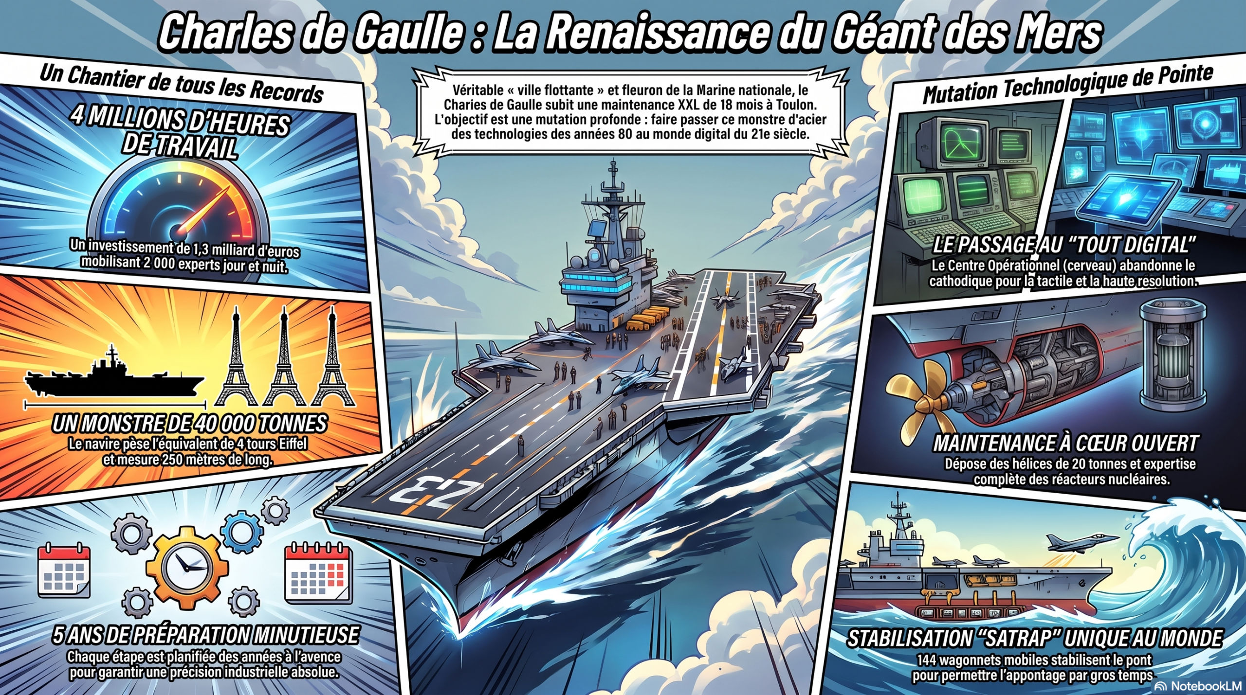 40 000 tonnes à cœur ouvert : Ce que j’ai appris sur le chantier titanesque du porte-avions Charles de Gaulle