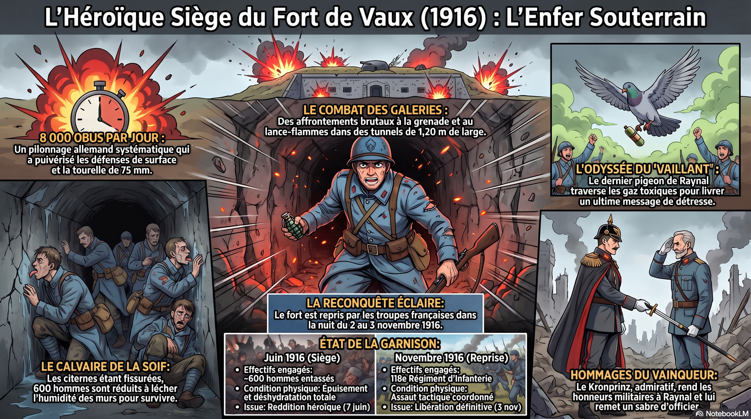 L’Enfer sous le Béton : 6 Vérités Saisissantes sur l’Héroïque Siège du Fort de Vaux