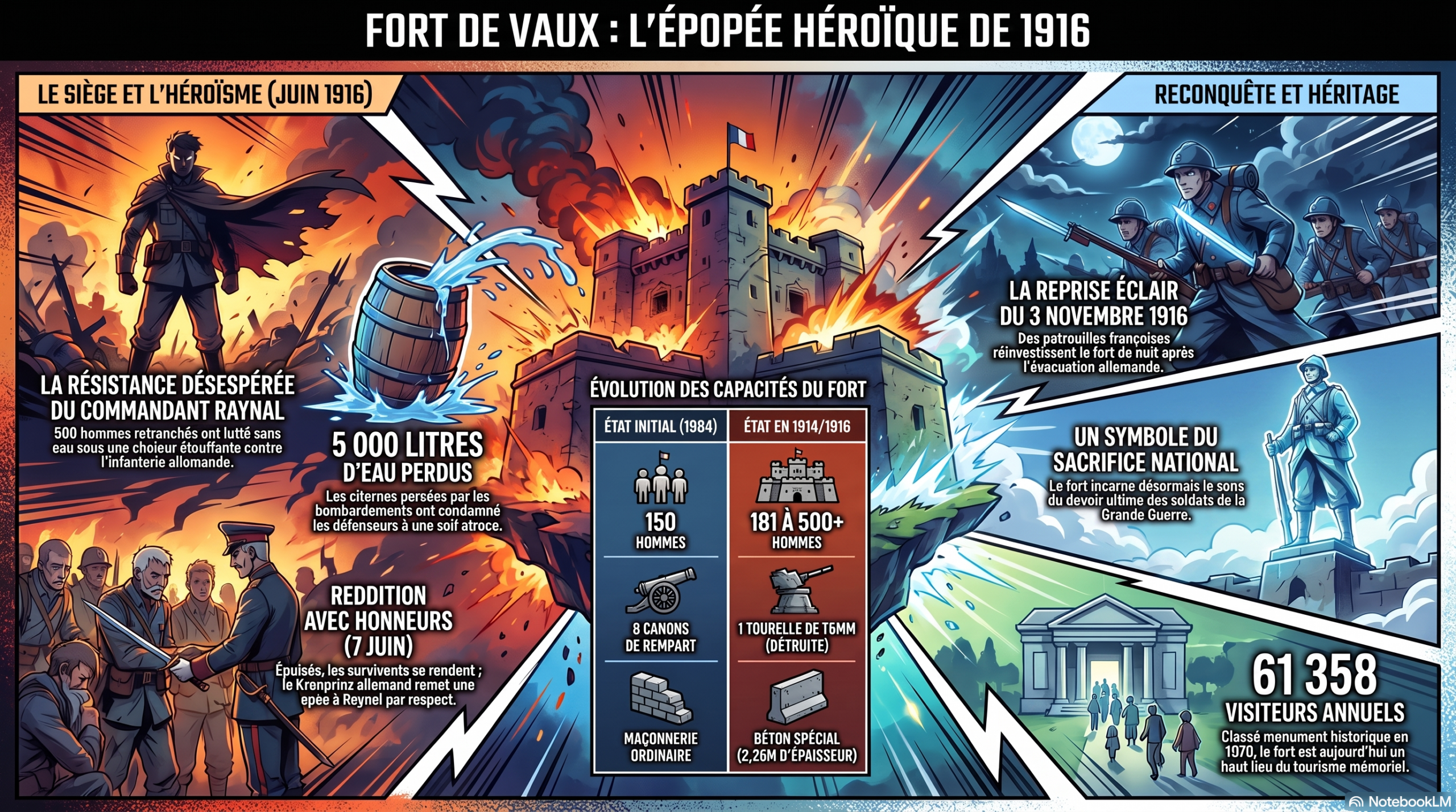 L’Enfer sous le Béton : 6 Vérités Saisissantes sur l’Héroïque Siège du Fort de Vaux
