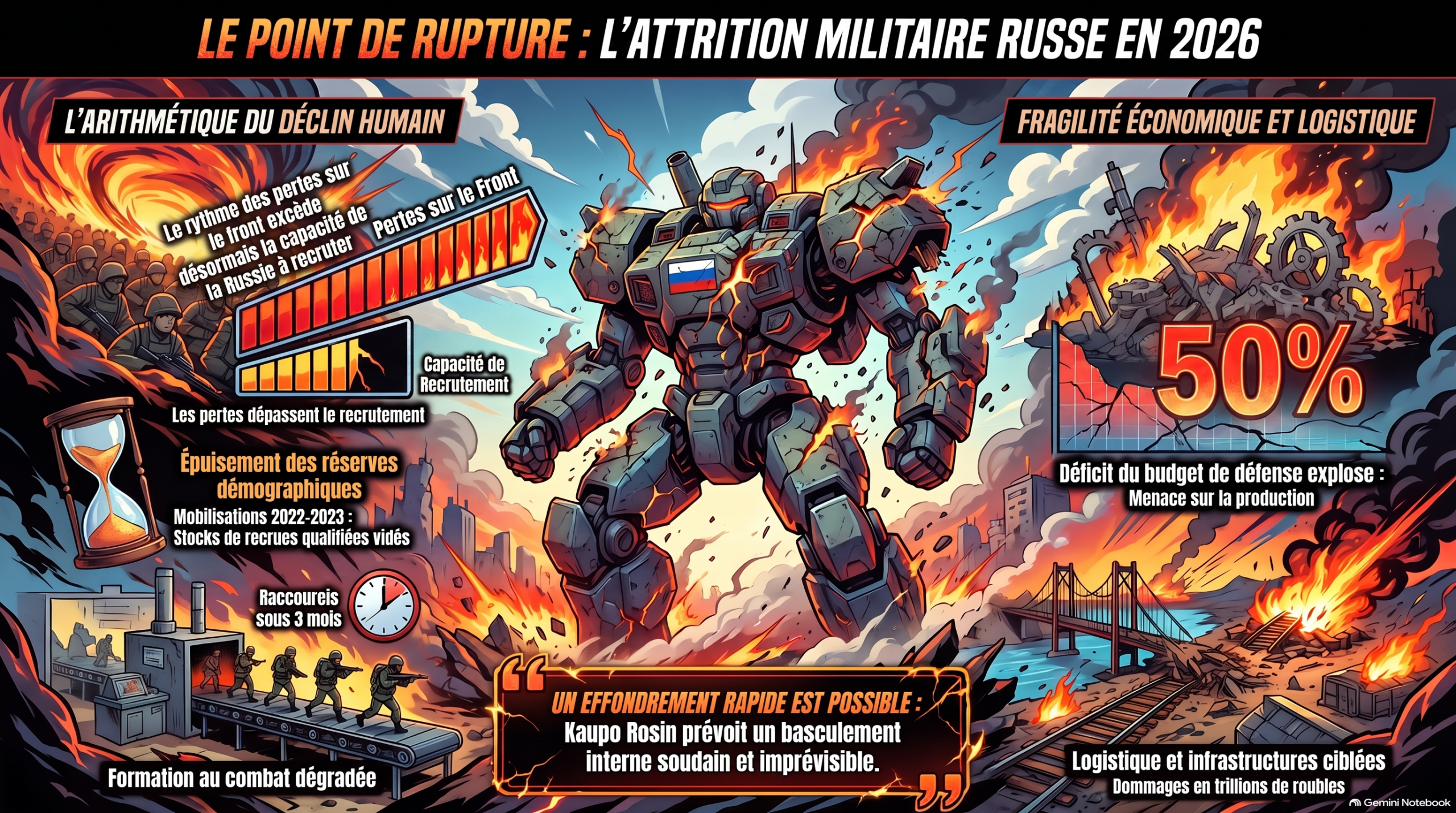 L’Arithmétique du Point de Rupture : Pourquoi la Machine Russe Vacille
