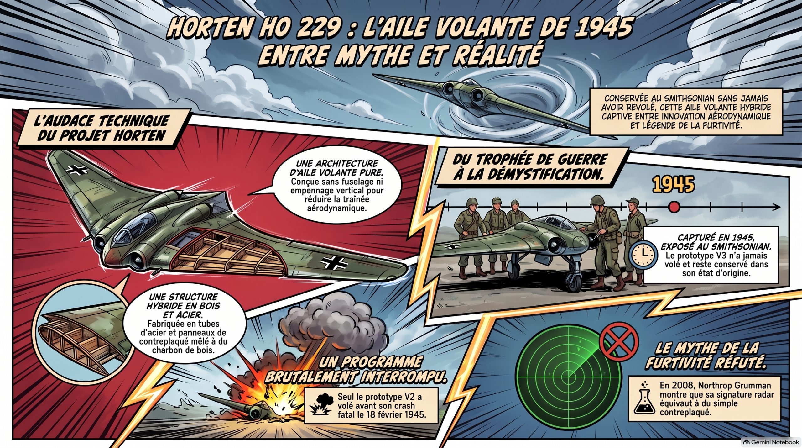 L’aile fantôme du IIIe Reich : Pourquoi le « chasseur du futur » de 1945 n’a jamais quitté le sol